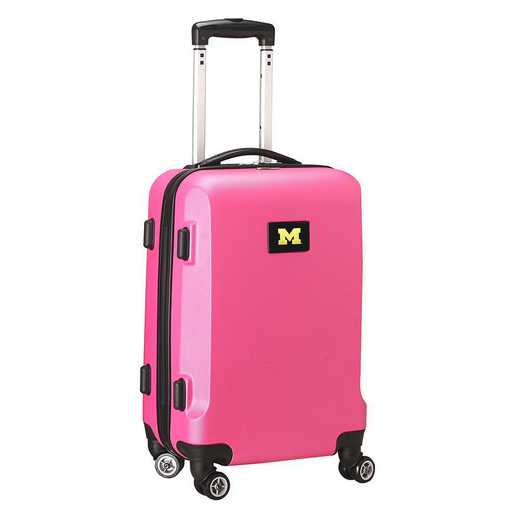 CLMCL204-PINK: NCAA Michigan Wolverines   21IN Hardcase Spinner -PNK